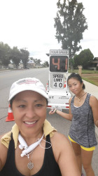 Mitzi: "I wish that was my speed!   Great run today with my daughter! "