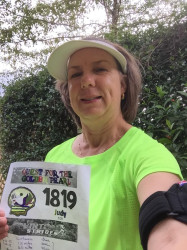Judy: "Quest for the Golden Pearl 10k, another enjoyable Virtual Stride event"