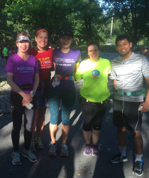 Deborah: "Got my half in while pacing the 3:1 run/walk group with Team In Training!"