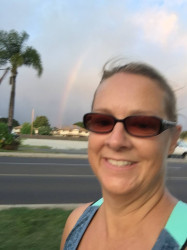 Ann: "5K for the Butterfly Children and a rainbow!"