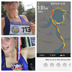 Deanna: "My best 5k in a long time! Gave it my all! "
