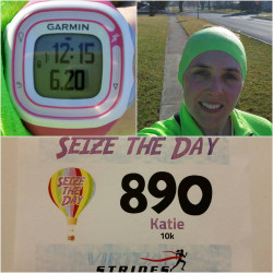 Kathleen: Completed my 10k during my 10 miler!