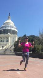 Erin: 13.1 Miles around the National Mall, White House, Tidal Basin and Capitol Hill.  Great way to see Washington DC!
