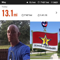Ryan: 5k wasn't enough, I pushed it for a half marathon!