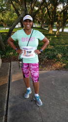 Ernestine: One of two 5K's today, for a total of 6.51 miles - a little over.  :)