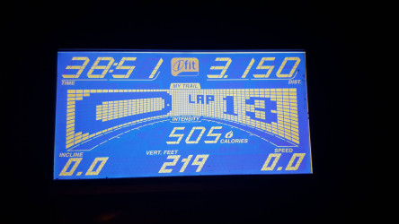 Stephanie:  #1stvirtualrun...next time i will find a trail to run. Due to timing had to get it done on the treadmill.
