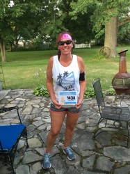 Jenni: Third 5K and I did pretty good. This run was for my Grandpa Lee!