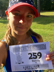 Bonnie: Fun in the sun 5K up and down hills in SC.
