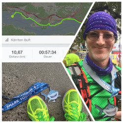 Marius: My first competition at "Carinthia Runs" - a nice 10k run along the beatiful "WÃ¶rtersee" - see https://www.visitklagenfurt.at/en/