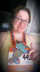 Kelli: Completed my first run!