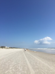Melissa: "I ran for those who can no longer. Today, and everyday,I remember those who fell so that I can live the life I want. I thought Jacksonville Beach was the perfect setting for a morning run!"