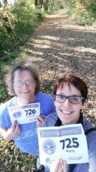 Martha & Marilyn: Hiked 9.3 miles on the Ice Age Trail, total time 3 hr 10 min for the entire trail