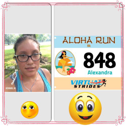 Alexandra: "Aloha running!!"