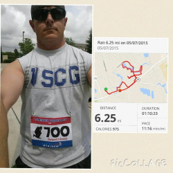 Robert: "First 10k in a long time. But done for a good cause! Here's to all the Fallen Heroes"