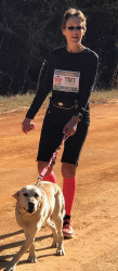Jill: Today, I ran the Puppy Rescue Mission 10K with my 10 yo beautiful dog Abigail. We ran it through Virtual Strides, and I'm very happy that some of the proceeds will go to such a great cause! Also, as of today, I made it OVER 2,600 running miles for the year 2016!!! P.S. I just received my medal from you today in the mail, and I love it. Thanks very much!