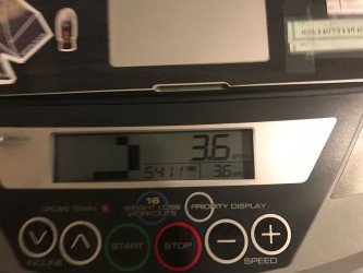 JUSTIN: Done on treadmill! :)