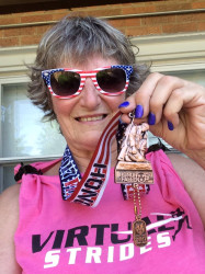 Anne: So on THURSDAY, MAY 18th, 2017, I walked from 2:28:15pm to 4:08:03pm which is 4.02miles at the BARRINGTON POND ROAD, in SCHAUMBURG, ILLINOIS... It was such a BEAUTIFUL DAY for such a VERY WORTHWHILE CAUSE... GOD BLESS OUR FALLEN SOLDIERS ...