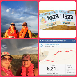 Valerie: "Not my fastest, but not my last.  I had a great run with my bestie Linda. We loved the rain sprinkles we received.  Great run for a great cause!"