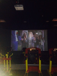 Terry: "Running at the gym today. Wayne's World is playing at the cardio theater"