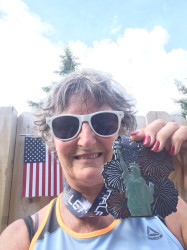 Anne: On, SUNDAY, JULY 2nd, 2017, I walked 6.04miles in 2hrs 25min 34sec for the VIRTUAL 5K WALK, called "LET FREEDOM RING" at BUSSE WOODS, in ELK GROVE VILLAGE, ILLINOIS... It was such a beautiful day that I got carried away just walking... lol