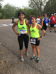 Laura: Split in two runs9 miles Thursday 6.5 miles Saturday