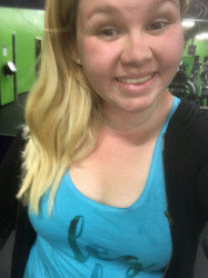 Kaitlyn: 5k complete at the gym!