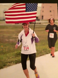 Carol: "Carol Stank did the Remember The Fallen 10k on Tuesday the 19th of May 2015."