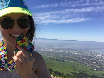 Kristi: Earned those 2100' vertical elevation at Mission Peak