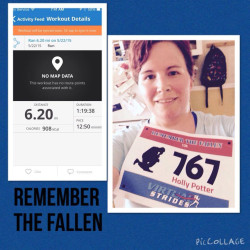 Holly: "My first 10k for a great cause."