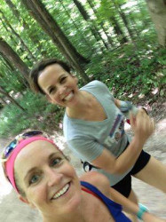 Sue: "13.1 gorgeous miles at Highbanks Metro Park in Columbus, Ohio. Sue Markovitch & Marie Miller"
