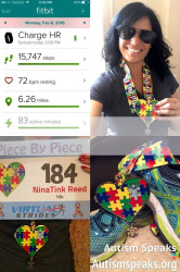 Francis: Very proud to have participated in this virtual race to support Autism Awareness.   Thank you virtual strides for putting this together in support towards the funding for research of Autism.