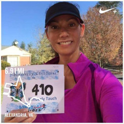 Kimberly: From bad weather, to managing three kiddos and a hectic work schedule, I was FINALLY able to get miles in to finish my 10k.  These runs motivate me to go out and get a little "me" time while supporting great causes!  Thanks Virtual Strides.