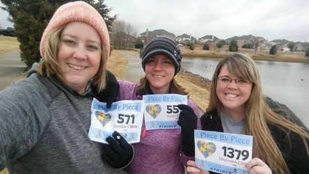 Shannon: My 1st 10k with some great friends.