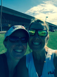Pamela: Beautiful morning for a 10K with my bestie Lucy Wild.
