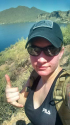 Jessica: Hitting the trails for our fallen heroes.