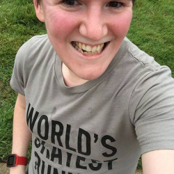 Erin: World's Okayest Runner doing a 5K on no sleep!
