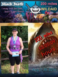 Kristin: I dedicated my 200 miles for the month to this one.