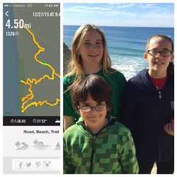 Melissa: 4.5 mile hike with my children and nephew!