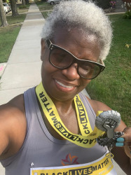 Carolyn: First 2020 Medal and glad it's from UNCF for Black Lives Matter!