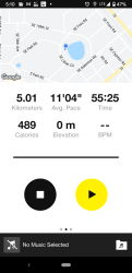 Candice: Per app 55:15 at 5km, 55:25 at 5.1km