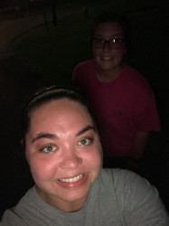 Jessica: Ran with my friend Hollie, her first 5K, so a little slower than my normal pace, but she did so good! So proud of her!