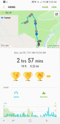 Randolph: Planned on doing a 10k...ended up rucking almost 9.25 miles