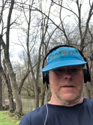 Randall: Last long run before my marathon in 3 weeks April 28 at Kentucky Derby Festivals Marathon.  I completed 16 miles in 3 hr 12 min.