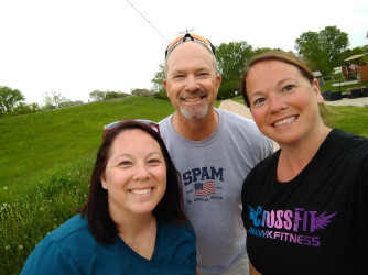 Andrea: My sister and I walked it with my dad who is a retired police officer!