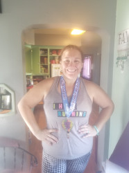 Mandy: I walked this 10k for my 11 year old son who is epileptic. I love you, Gavin!