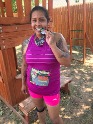 Sheena: Felt really great after this one! My first virtual strides 5k. Looking forward to more!