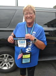 Nancee: Completed a 25 miles 2 day walk..  Thanks for supporting COPS