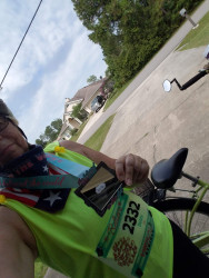 Deborah: 10k via bike... Lehigh Trail, Palm Coast, FL 32164  time 38:39