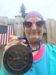 Anne: On THURSDAY, FEBRUARY 15th, 2018, I did a VIRTUAL 5K WALK, called "TIME TO RUN, MY PACE, MY RACE" at the VOLKENING PARK, in SCHAUMBURG, ILLINOIS... I started at 4:45:00pm and finished at 6:05:00pm... Total Time: 1hr 20min.. Total Miles: 3.51miles... It was a beautiful day for a wonderful cause...GOD BLESS...