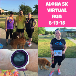 Shelley: "Sunny and hot weather for our Aloha 5K!"